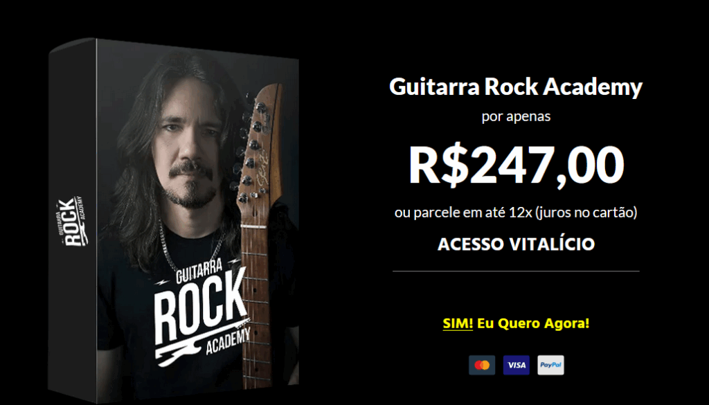 curso de guitarra rock academy