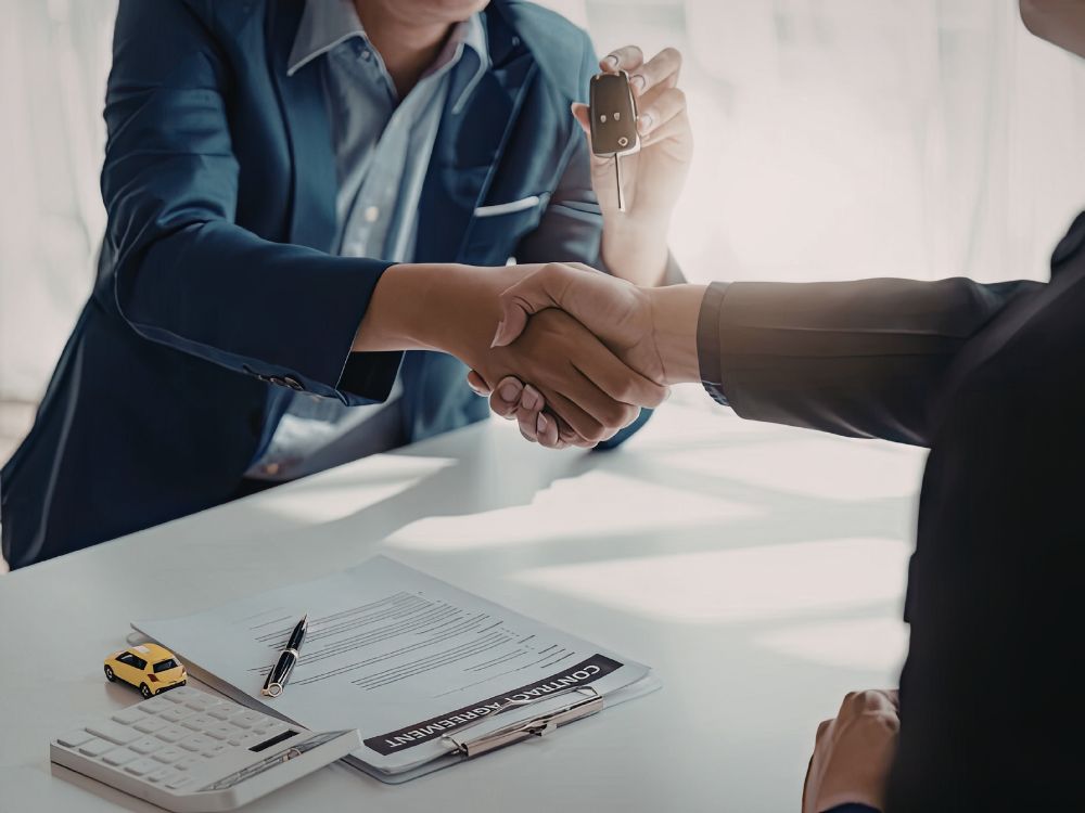 Tela de sistema com planilha de dados e campos preenchidos, representando controle de informações entre contratante e contratado.